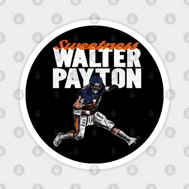 Walter Payton Chicago Hurdle Magnet by Buya_Hamkac